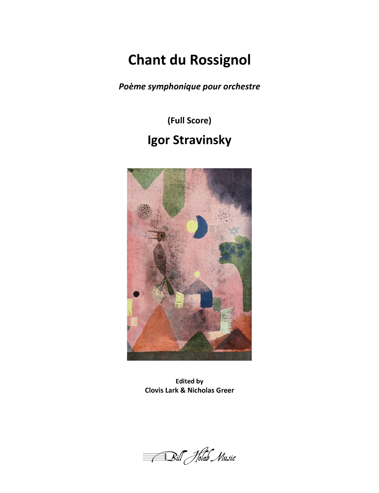 Stravinsky: Chant du Rossignol