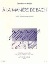 Defaye: À la manière de Bach