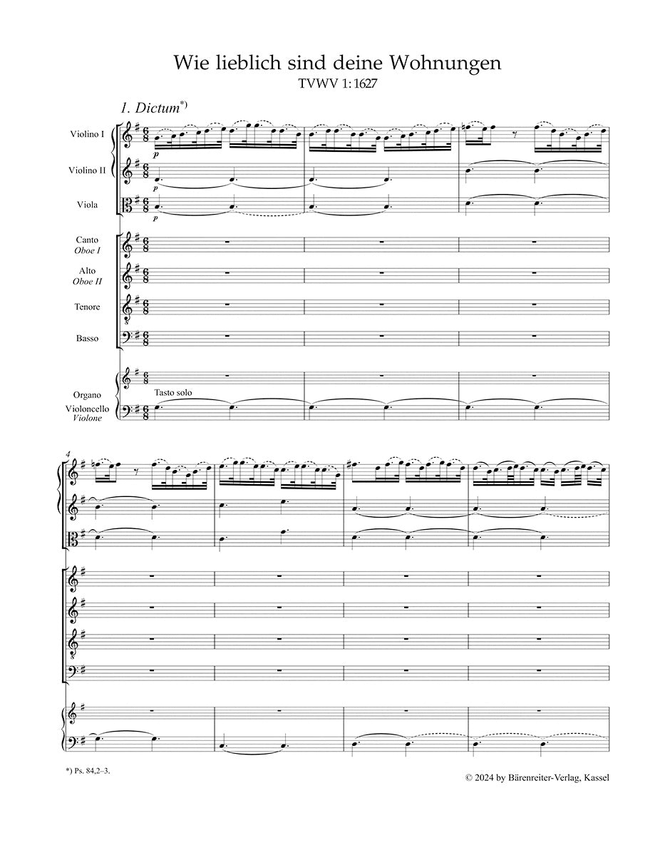 Telemann: Geistliches Singen and Spielen