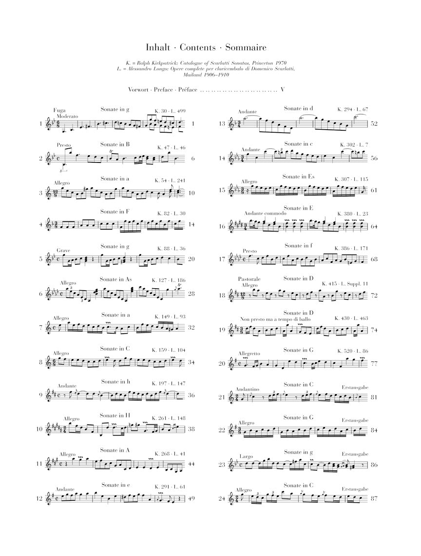 Scarlatti: Selected Piano Sonatas - Volume 1 – Ficks Music