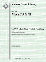 Mascagni: Cavalleria Rusticana (original edition)