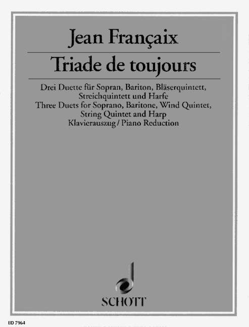 Françaix: Triade de toujours
