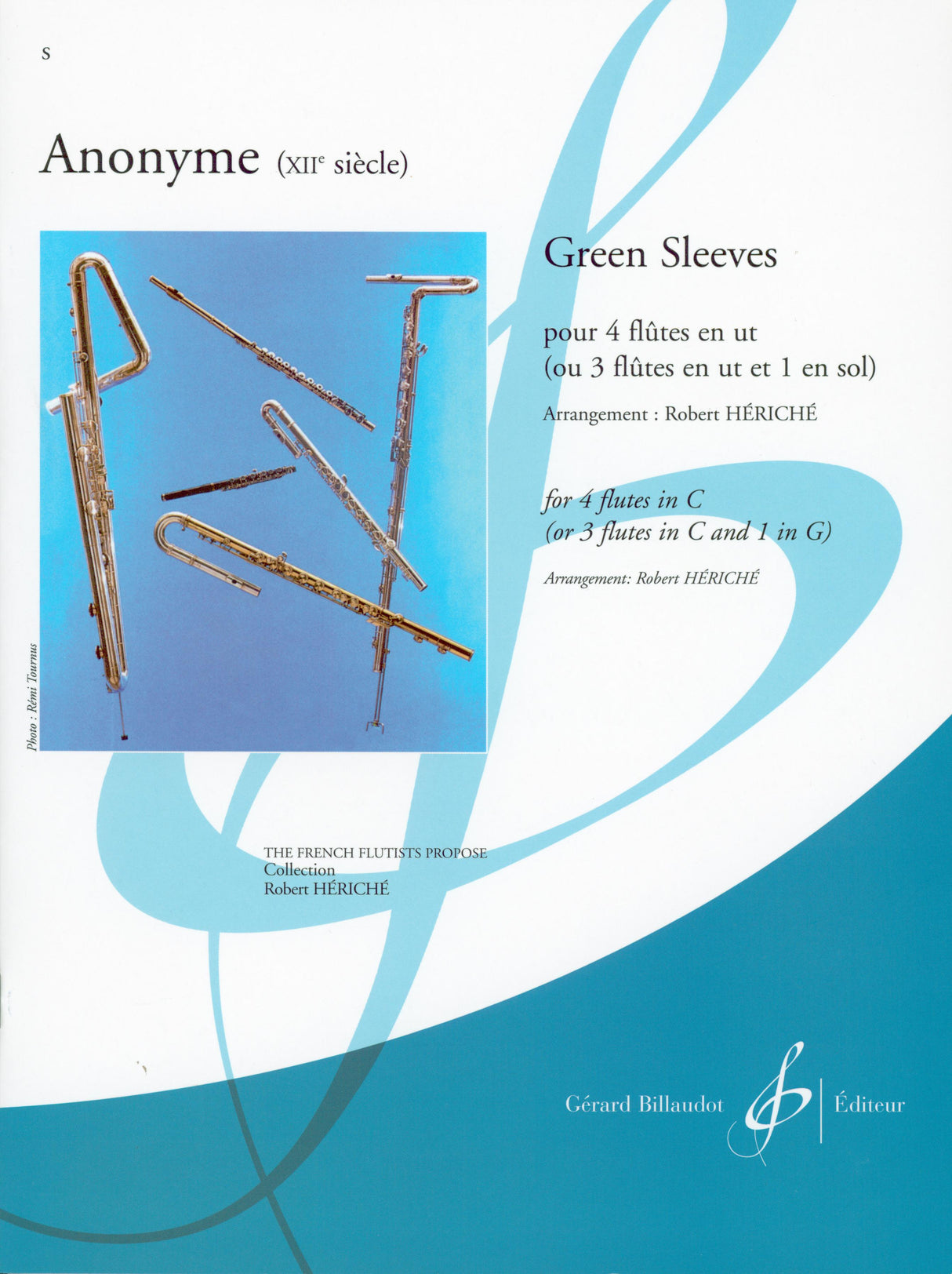 Greensleeves (arr. for 4 flutes)