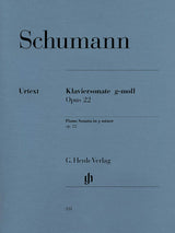 Schumann: Piano Sonata in G Minor, Op. 22