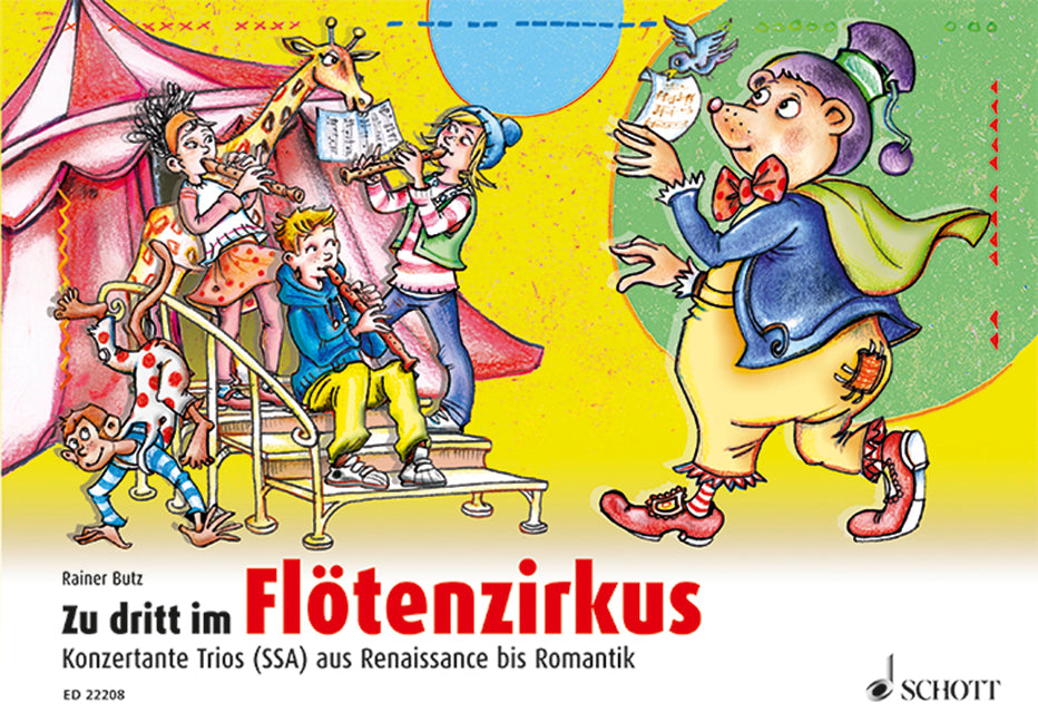 Zu dritt im Flötenzirkus