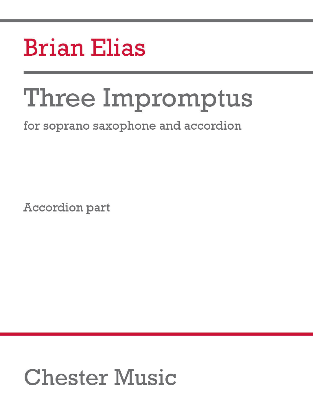 Elias: Three Impromptus