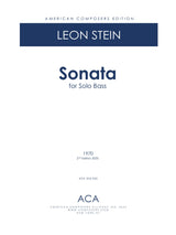 Stein: Sonata for Solo Bass