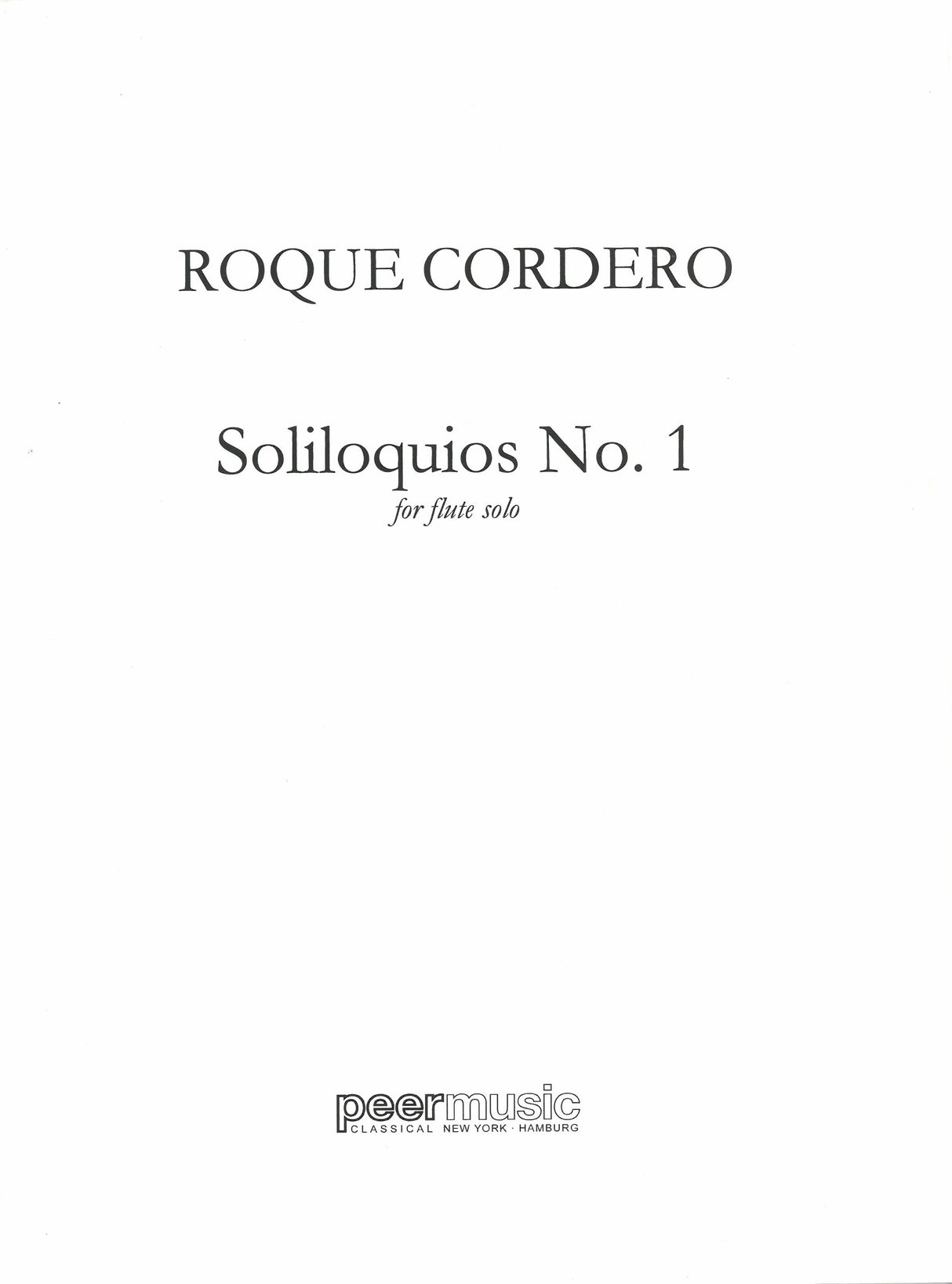 Cordero: Soliloquios No. 1