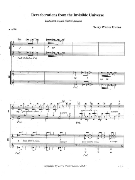 T.W. Owens: Reverberations from the Invisible Universe