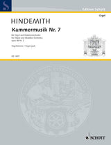 Hindemith: Kammermusik No. 7, Op. 46, No. 2