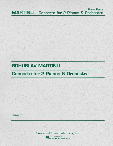 Martinů: Concerto for Two Pianos
