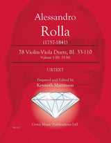 Rolla: Violin-Viola Duets - Volume 1 (BI. 33-36)