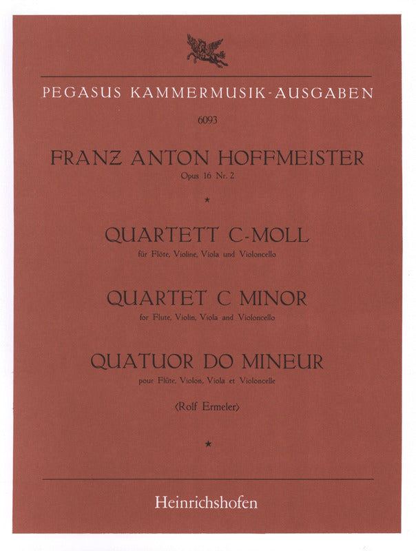 Hoffmeister: Quartet in C Minor