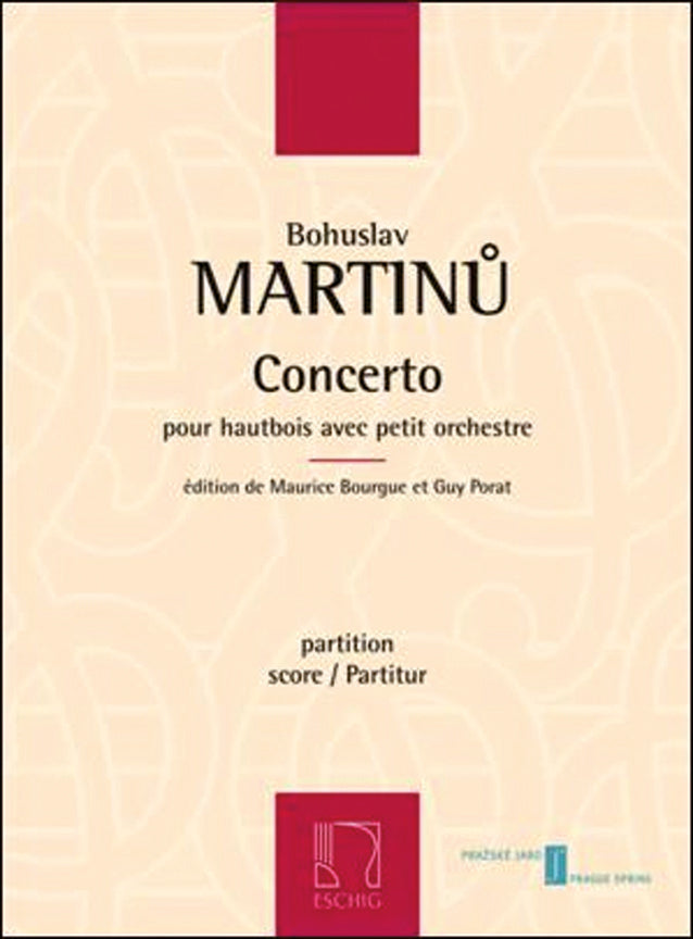 Martinů: Oboe Concerto