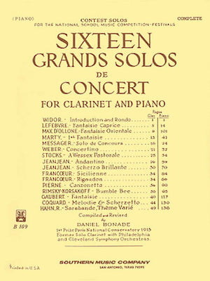 16 Grand Solos de Concert
