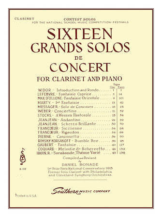 16 Grand Solos de Concert