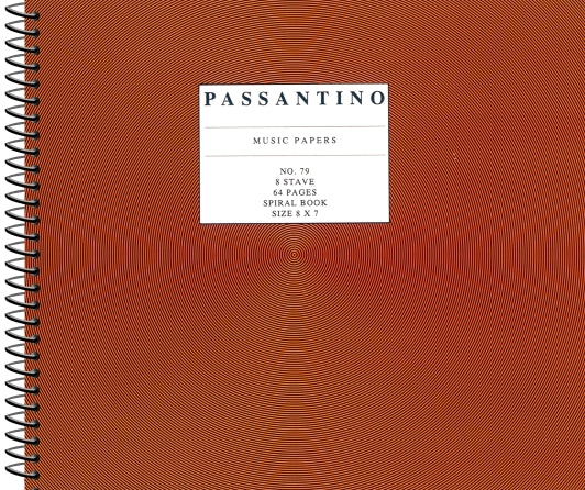 Passantino Manuscript Paper - 8" x 7"