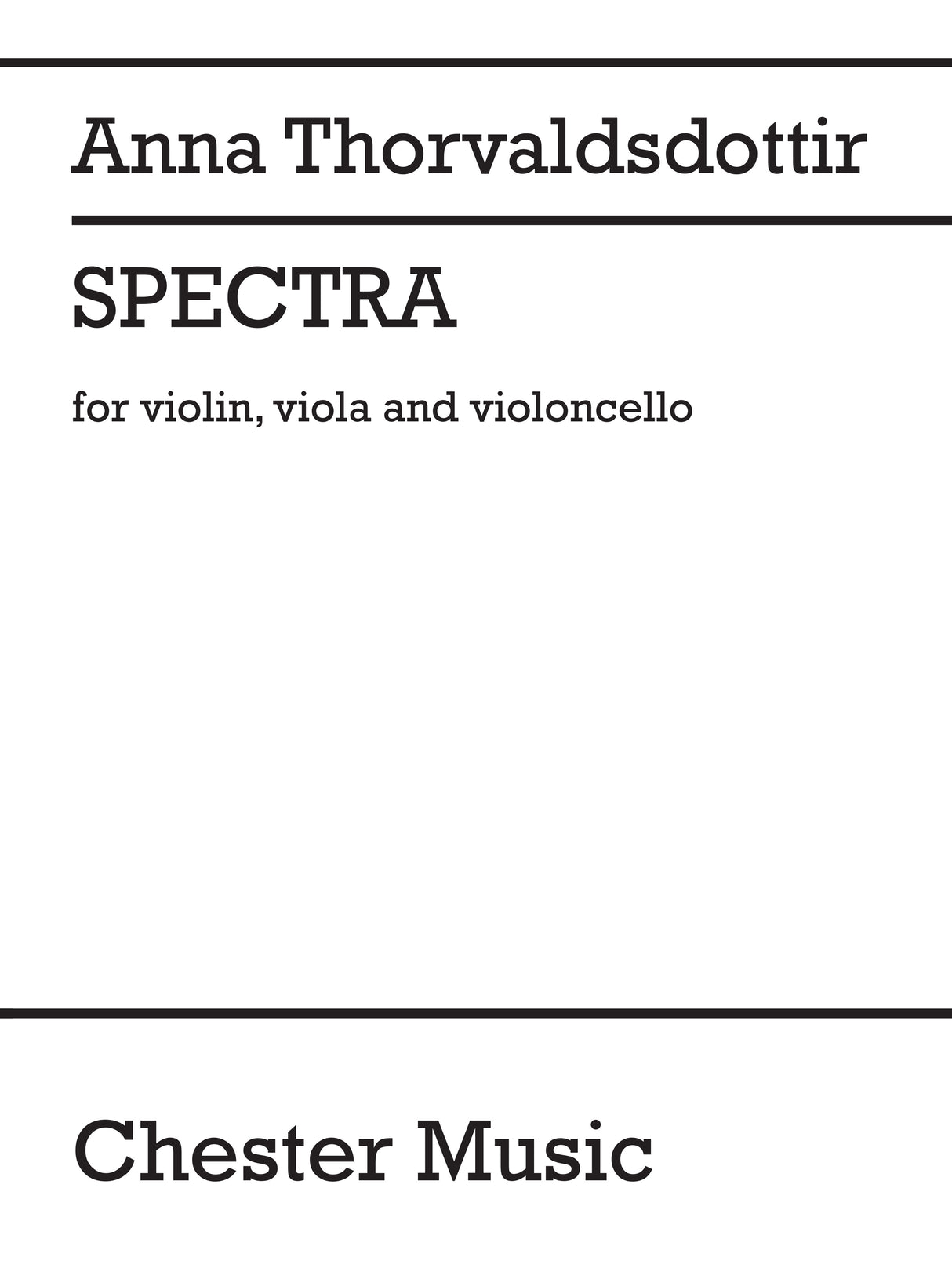 Thorvaldsdottir: Spectra