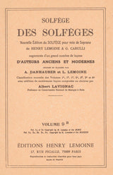 Solfège des Solfèges - Volume 9B
