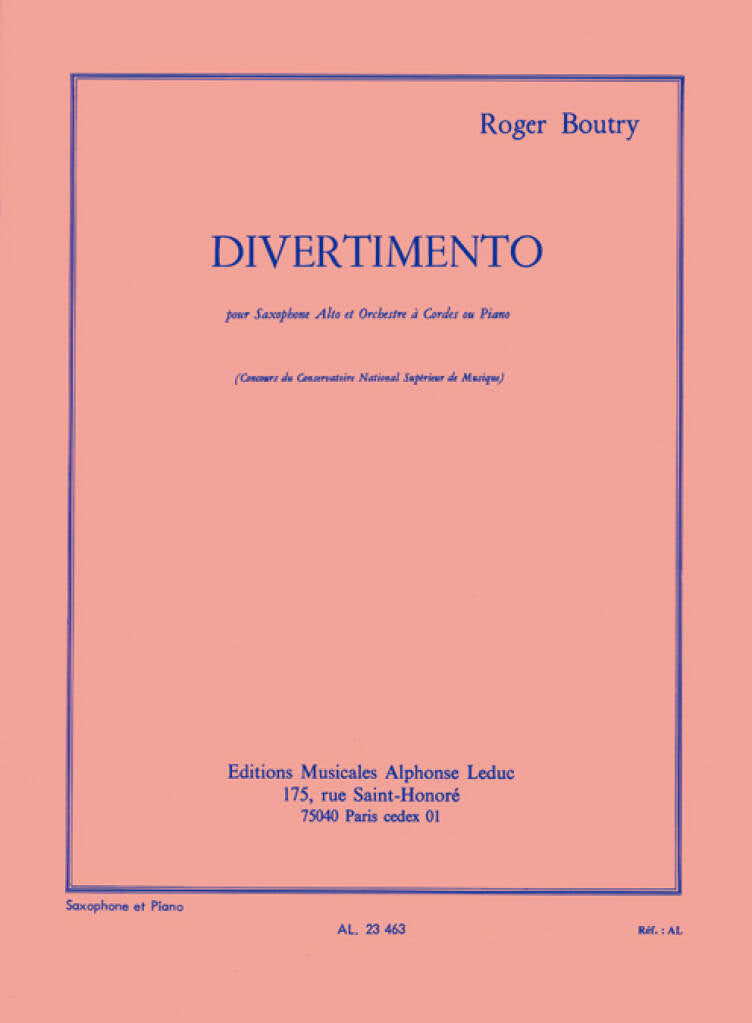 Boutry: Divertimento