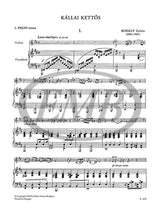 Kodaly: The Kálló Double-Dance (arr. for violin & piano)
