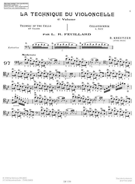 Technique of the Cello - Volume 6