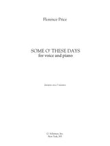 Price: Some o' These Days