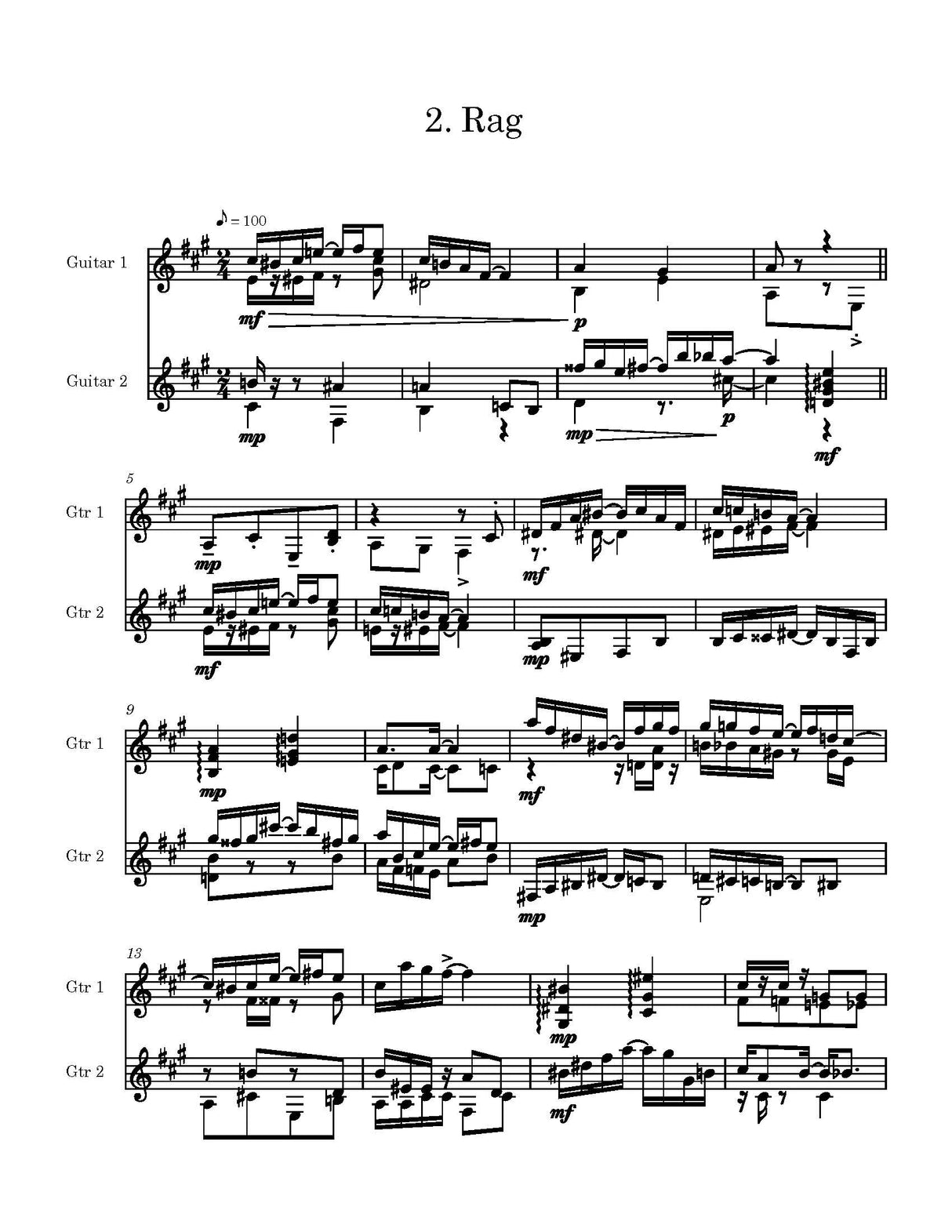 Davidson: 3 Dances for Two Guitars