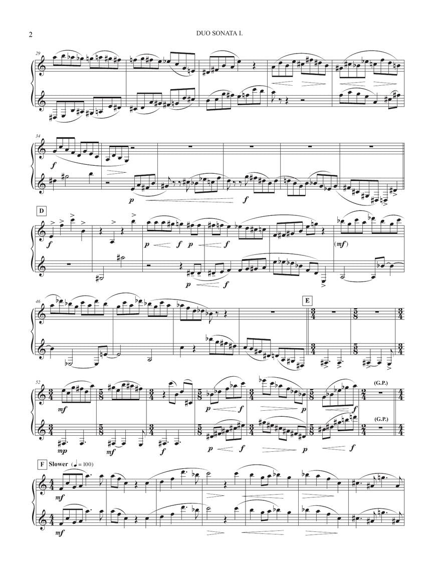 Baker: Duo for Clarinet and Bass Clarinet