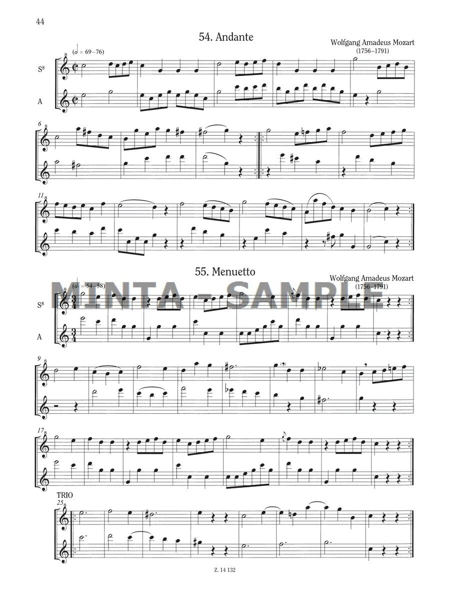 Repertoire for Music Schools - Recorder Volume 1a