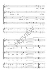 We Shall Walk Through the Valley (arr. for SATB Choir)