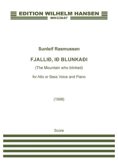 Rasmussen: Fjallið, Ið Blunkaði