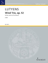 Lutyens: Wind Trio, Op. 52
