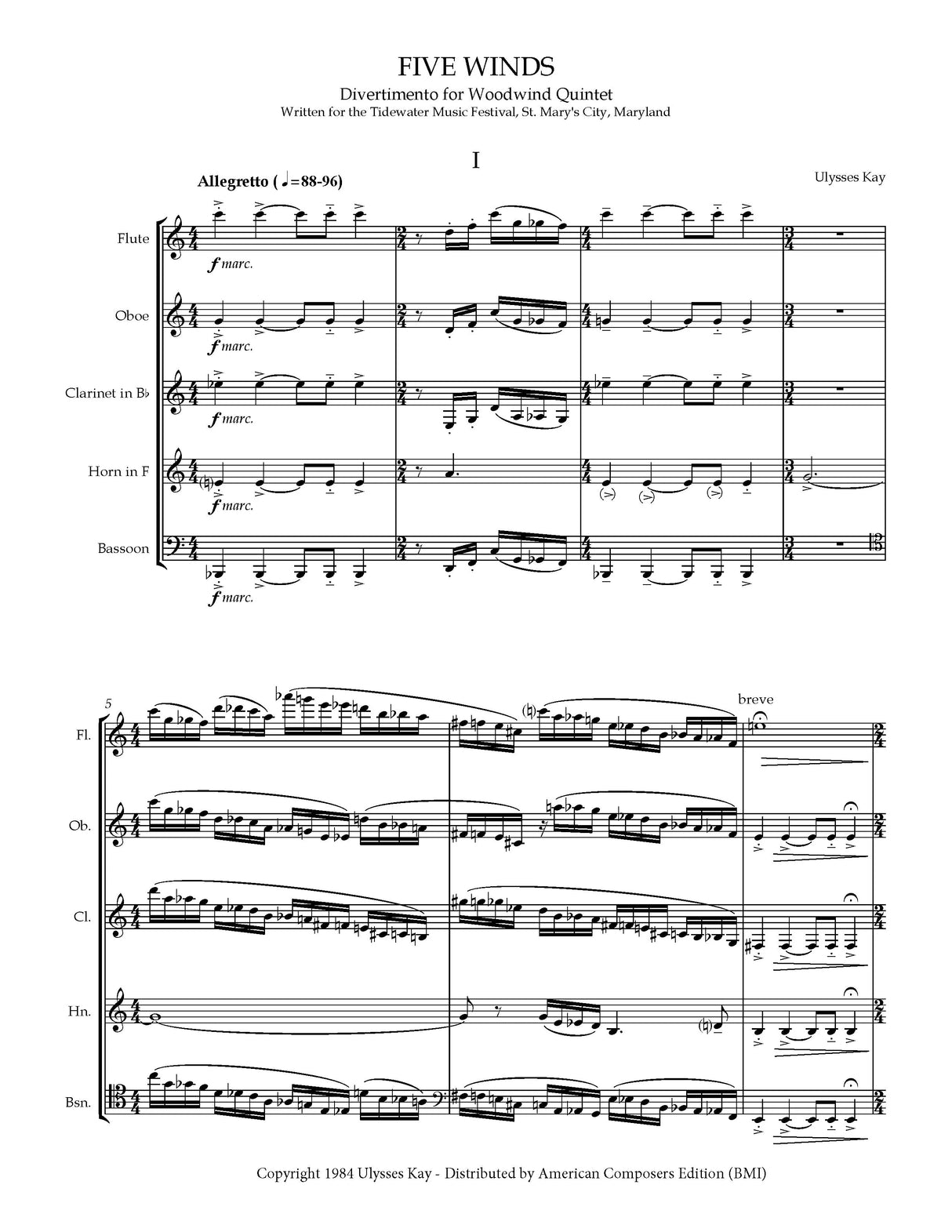 Kay: Five Winds