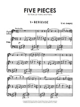 T.W. Owens: Five Pieces for Flute (or Violin) and Piano