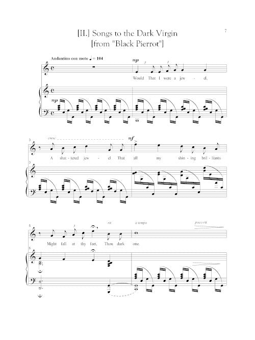 Price: Four Songs from The Weary Blues