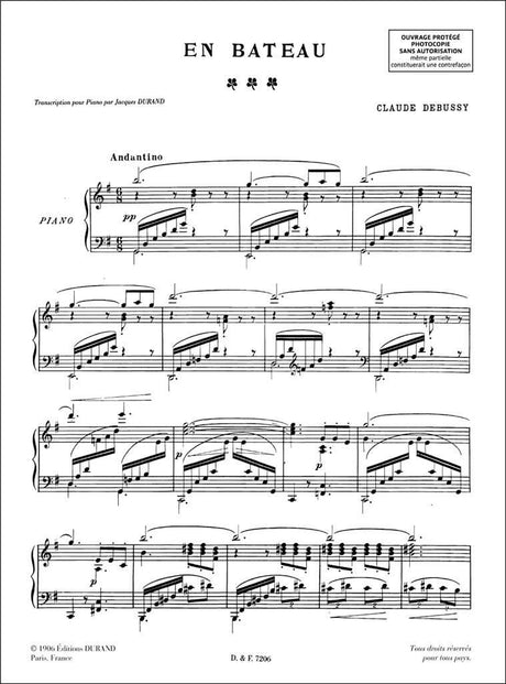 Debussy: Petite Suite (transc. for solo piano)