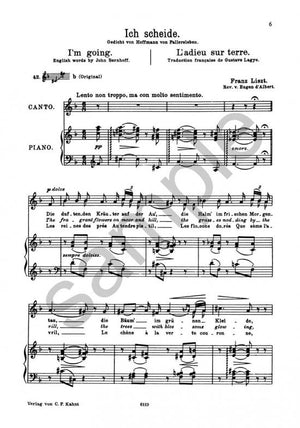 Liszt: Lieder - Volume 3
