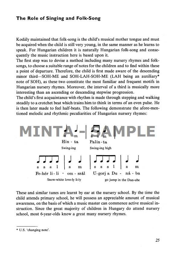 Kodály's Principles in Practice