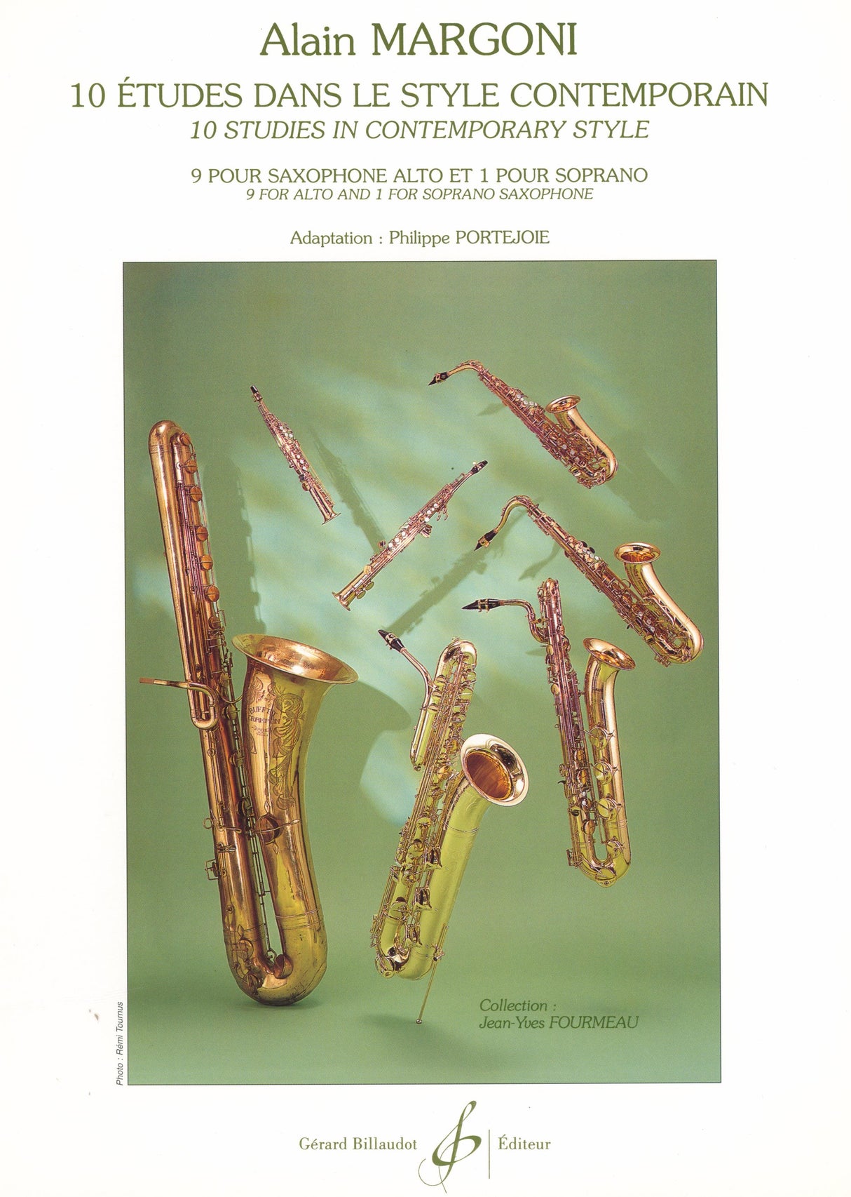 Margoni: 10 Etudes in Contemporary Style for Saxophone
