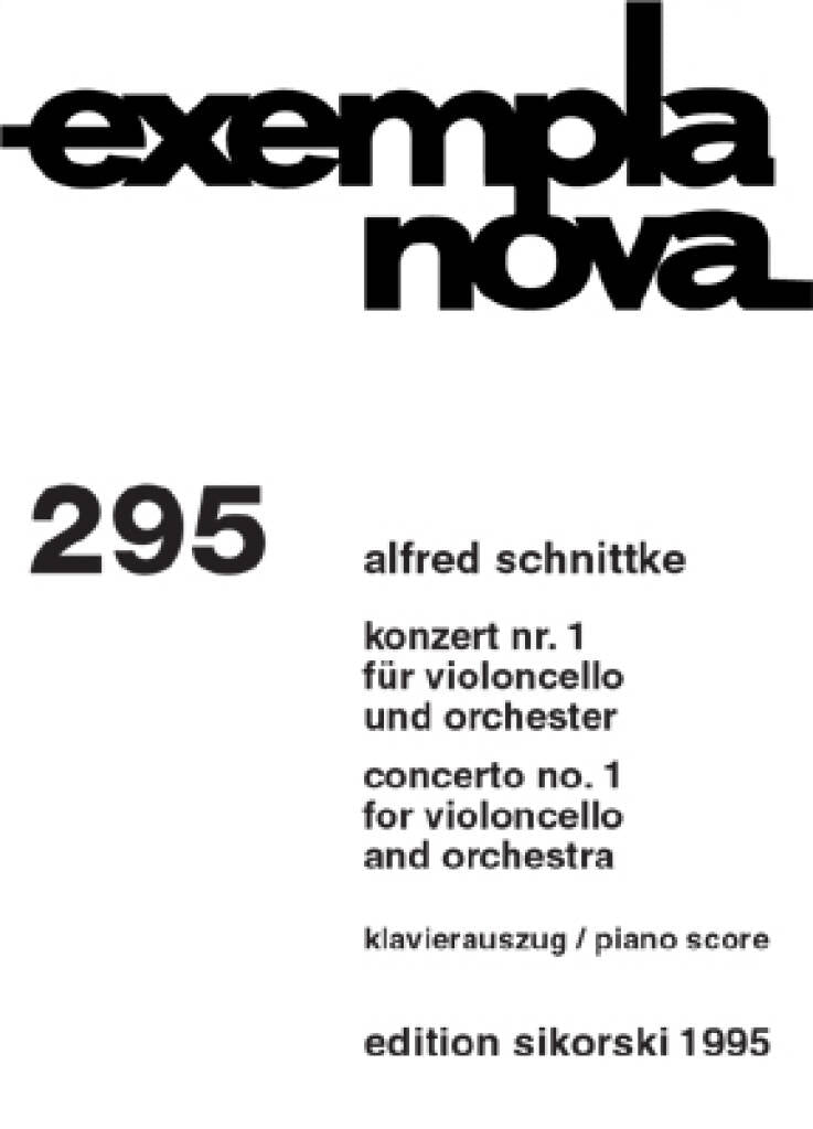 Schnittke: Cello Concerto No. 1