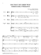 Purcell: Oh that my grief was throughly weigh'd