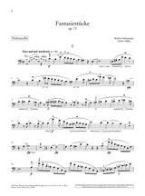 Schumann: Fantasiestücke, Op. 73 (Cello Version)