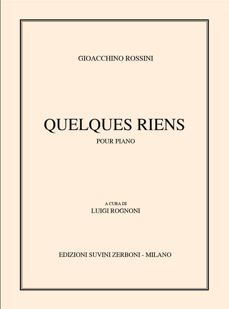 Rossini: Quelques riens pour album