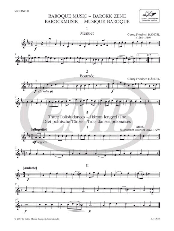 Baroque Music - Elementary Level