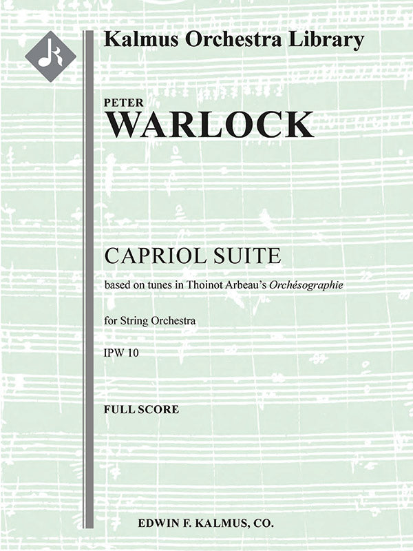 Warlock: Capriol Suite (Version for String Orchestra)