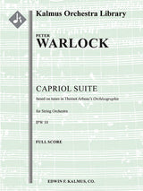 Warlock: Capriol Suite (Version for String Orchestra)