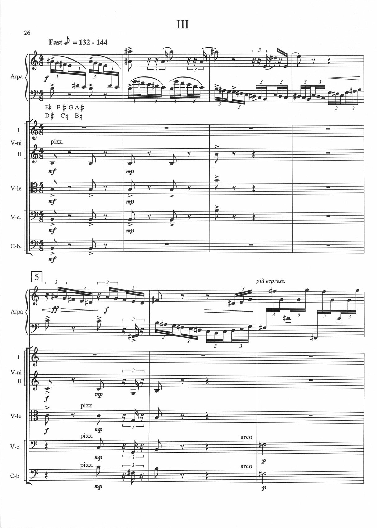 Van de Vate: Harp Concerto