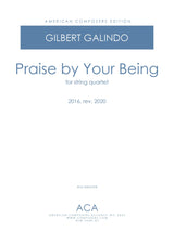 Galindo: Praise by Your Being