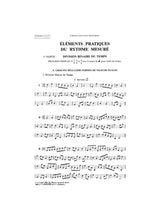 Fontaine: Eléments pratiques du rythme mesuré - Volume 1